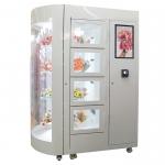 LCD Advertising Flower Vending Machine Fresh Rose With Temperature Controller for sale