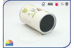China Aluminum Foil Lining Composite Paper Tube With Plastic Cap For Jackfruit Jerky supplier