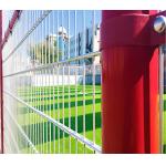656 Double Wire Anti-Climb Security Fence 1.2M Red Road Fence Powder Coated for sale