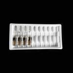 High Quality Plastic Ampoules Tray 1ml 2ml 5ml 10ml Plastic Clear Blister Packaging Vials Blister Tray Box for sale