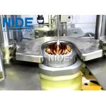 Four working station automatic stator winding and coil inserting machine