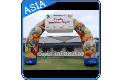 China Square Inflatable Archway With Ball Middle For Advertising supplier