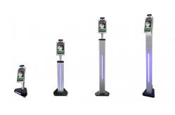 China Non Contact AI Face Recognition Infrared Thermometer Temperature Detection IP54 supplier