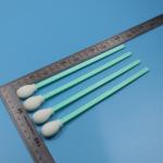 180mm Lint Free Extra Long Handle Round Sponge Cleanroom Swab Printer Cleaning Circular Foam Swab for sale