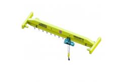 China 10 Tons Span 10M Single Girder Electric EOT Crane Warehouse Factory Use supplier