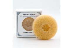 China ISO9001 GMPC SGS Sustainable Turmeric Konjac Sponge For Oily Skin supplier