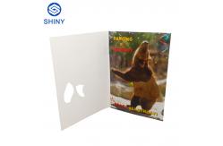 China Custom Made Blank Paper Lcd Blank Greeting Cards CMYK 4C Printing supplier