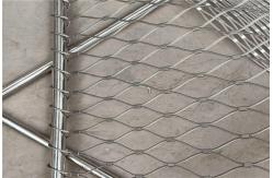 China Architectural 2.5 Mm Wire Balustrade Cable Mesh 80*80 Mm Hole supplier