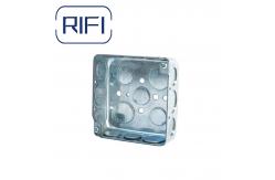 China 4x4 Square Electrical Junction Conduit Switch Outlet Pre-Galvanized Metal Box supplier