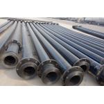 White With Blue Strips Dredging Pipe ISO4427 Standard Customized Diameter And Thickness for sale