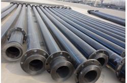 China White With Blue Strips Dredging Pipe ISO4427 Standard Customized Diameter And Thickness supplier