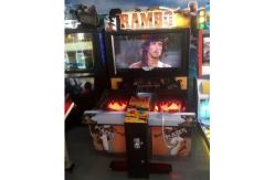 China Amusement park coin operated 55LCD simulator gun shooting Rambo arcade machine supplier