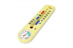 China Wall Mounted Style Mingle Thermometer Accurate Displays In ℃ / ℉ Switchable supplier