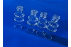 China Chemical Laboratory Glass Bottles Dimensional Stable Polished Surface supplier