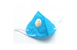 China High Filtration Capacity FFP2 Foldable Dust Mask With Valve Logo Accept supplier