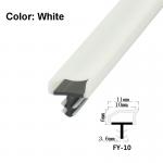 TPE Co Extruded Wooden Door Seal Strip Soundproof 10*6mm for sale