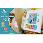 EN-71 Panda Juniors Magnetic Body Parts Puzzle For Preschool Education for sale