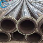 Wear Resistant UHMWPE Pipe With Flanged Connections And Accessories