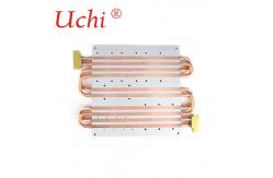 China Double Tube Inlet Outlet Water Cold Plate for Laser Equipment supplier