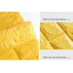 Anti static 770*700mm 3d brick wall foam stickers / pe foam wall panels
