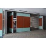 Leather Folding Acoustic Room Divider / Movable Partition Wall for sale