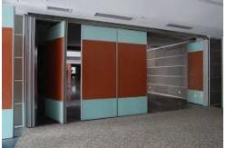 China Leather Folding Acoustic Room Divider / Movable Partition Wall supplier