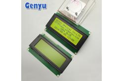 China STN Yellow Green Monochrome LCD Display Module Screen 20x4 Character LCM 16pin supplier