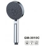 Titanium Brushed Brass Hand Shower Spray Thumb Tab Chrome Hand Held Shower Head