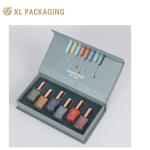 Luxury Custom Nail Polish Paper Box Cosmetic Packaging Paper Cardboard Rigid Boxes Lipstick Box Set Packaging for sale