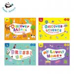Discover Science Reusable Puffy Sticker Book , Baby Girl Stickers for sale