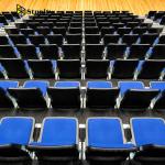 Fire Resistant Retractable Stadium Chair Bleacher Seat for sale