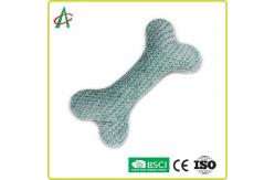 China ISO9001 Pet Plush Toy Bone Shaped 15cm*5.5cm With Squeaker supplier