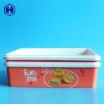 Square Stackable IML Box Plastic PP Container Soft Moon Cake Packaging for sale