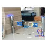 Supermarket One Way Manual Swing Pedestrian Turnstile Gate 90cm Long Channel for sale