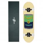 6 Ply North Maple Independent Complete Skateboard Campbell Tomato Soup Design for sale