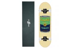 China 6 Ply North Maple Independent Complete Skateboard Campbell Tomato Soup Design supplier