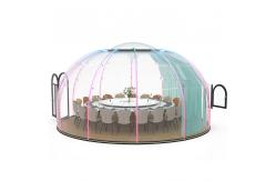 China Custom Size Garden Igloo Bubble Tent Diameter 6m Individual Bubble Tent supplier