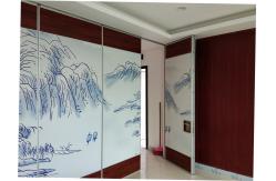 China Decorative Commercial Furniture Folding Partition Walls / Operable Wall Systems supplier