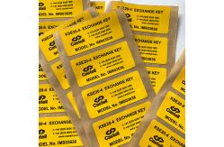 China Text Image Adhesive Printing Label Stickers , Waterproof Private Label Stickers supplier