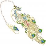 Engraved Metal Gold Plated Bookmark Polished Custom Brass Bookmarks for sale