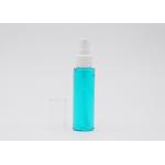 Travel Packing Plastic Clear PET Spray Bottles With White Fine Mist Sprayer Pump
