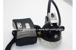 China 3.7V IP67 CREE Mining Cap Lights With Rear Warning Light Atex Certification supplier