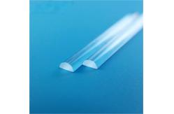 China Semicircle Quartz Glass Rod End Face Grinding for Semiconductor supplier