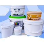 PP / HDPE Material Oval Plastic Bucket with IML Printing Or Screen Printing for sale