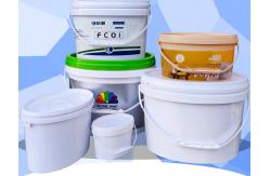 China PP / HDPE Material Oval Plastic Bucket with IML Printing Or Screen Printing supplier
