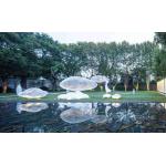 Contemporary Abstract 316L Stainless Steel Metal Yard Ornaments for sale