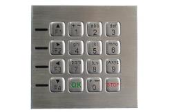 China Washable Metal Mechanical Keyboard 16 Keys IP67 With Excellent Tactile Feeling supplier