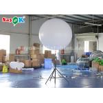 Durable 1.5m Giant Inflatable Balloon White Polyester For  Exhibitions for sale