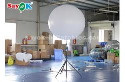 China Durable 1.5m Giant Inflatable Balloon White Polyester For  Exhibitions supplier