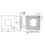 Integrated Circuit Chip ENHANCED 32-BIT MICROPROCESSOR  MC68030RC16B/25A MOTOROLA  PGA  for sale